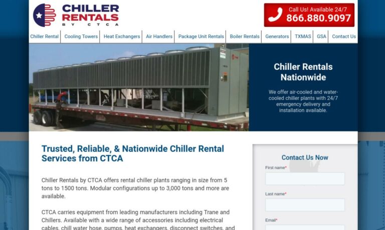CTCA Rental Chillers